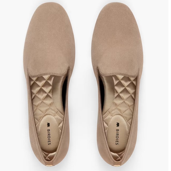 Birdies Starling Flat Loafer in Latte Suede - Picture 2 of 12